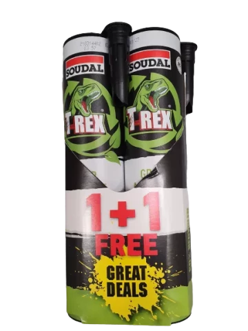 Soudal T-REX glue 350ml HEAVY MATERIAL green 1+1