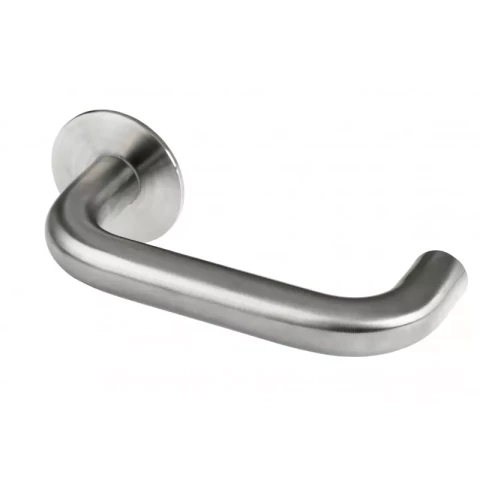 Durvju rokturis VAL202 mat., nerūs. tērauds bezskrūvju montāža