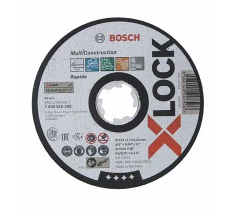 Grinding disc Bosch Multi Construction; Ø125x1,0 mm, 2608619269
