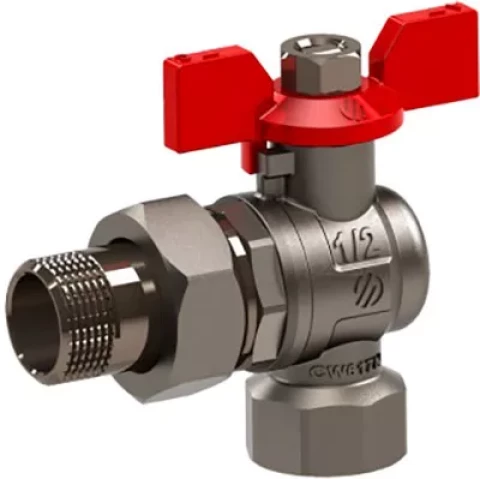 Lodv.ventilis ar saskrūvi  lenķa 1/2  FM