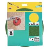 Wolfcraft 3168000 Easy fix burnishing pad Ø 225 mm, Grain 280