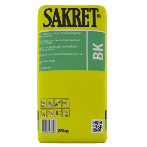 Sakret BK 25kg Līmēšanas java līmjava