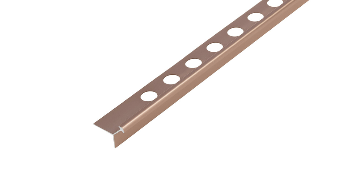 FLĪŽU LĪSTE METĀLA Y 10MM, anodēta alumīnija bronzas