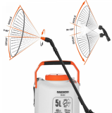Battery sprayer/sprayer DSA 5Li SET, 16V 2.5 Ah, 5L, 4bar, DAEWOO