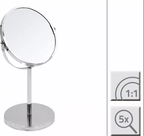 Ridder kosmētikas spogulis x5 Pocahontas, hroms