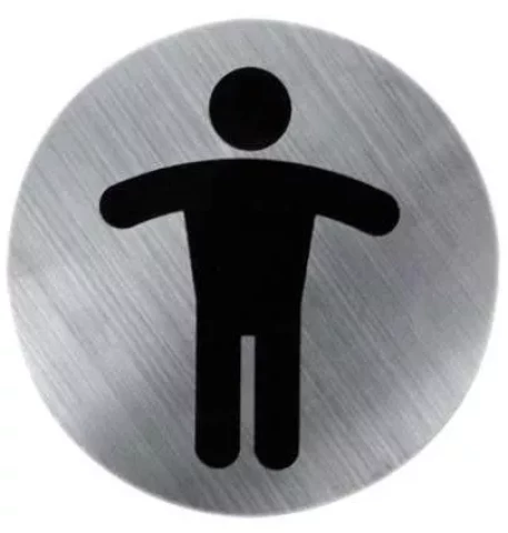 Door sign MAN, metal