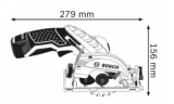 Акк. циркулярная пила GKS 12V-26 без акк. и зарядного устройства BOSCH 06016A1001