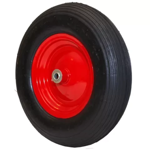 Ķerras ritenis 16x4.0-8 metāla disks ar asi 16mm