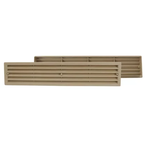 Ventilācijas durvju reste bēša durvīm 450x92/430x75/30mm