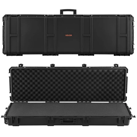 Lockable gun storage case with foam inserts 139.1x43.5x18.8 cm VEVOR 1333816