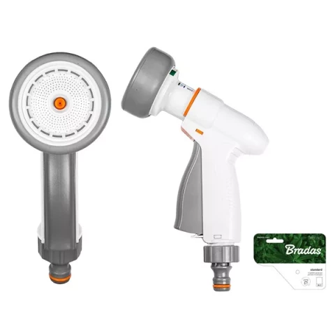 Regulējama laistīšanas pistole WHITE LINE-MULTI SPRAY  BRADAS