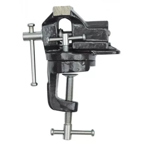 Skrūvspīles smalkiem darbiem  60mm, pie galda pagriežamās