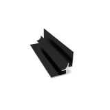 Genesis PIA Internal Corner Profile for 5 mm Vinyl Panels, 2.6 m, Matt Black