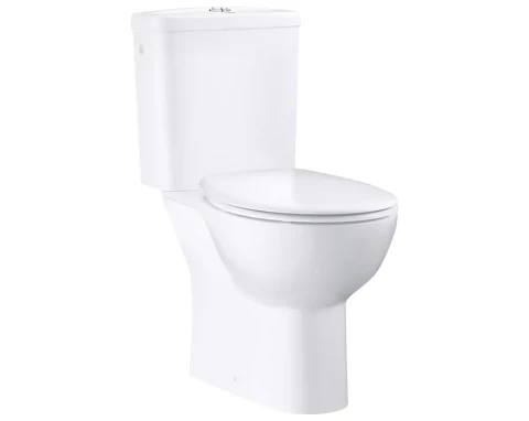 GROHE WC pods BauCeramic Rimless, horizontāls izvads ,356x600 ar QR/SC vāku, balts , 39496000