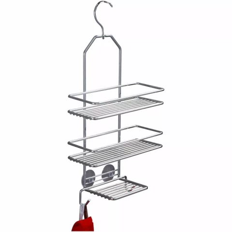 583-90 Metāla plaukts 25x11x43cm hromēts DUSCHY