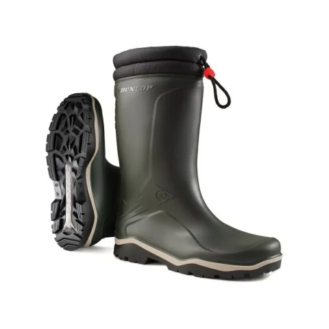 Siltie gumijas zābaki DUNLOP BLIZZARD līdz-15°C ar savilcēju IZM 47