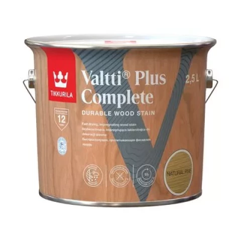 VALTTI PLUS COMPLETE NATURAL PINE 2,5L Быстросохнущий пропиточный антисептик для дерева