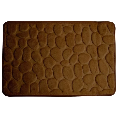 765-60 Paklājs lateksa RIMINI 60x95cm, brūns DUSCHY