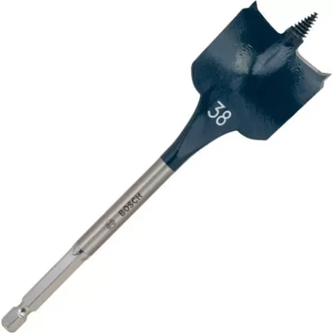 Перовое сверло Self Cut Speed, с шестигранным хвостовиком 38 x 152 mm