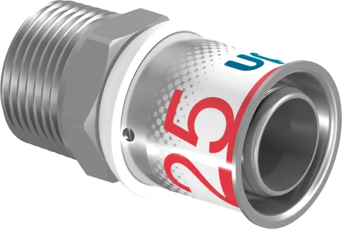 1070507 Uponor press coupling 25-3/4" male thread