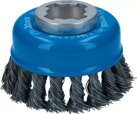 Щетка чашечная Bosch X-LOCK сталь 0.5мм 75мм 2608620727
