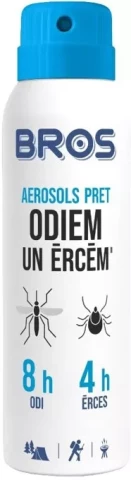 Bros спрей от комаров и клещей 90мл