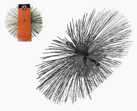 Birste skurstenim 200mm tērauda