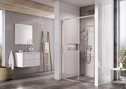 Ravak Dušas durvis Blix SLIM BLSDP2-120 spīdīgs/transparent X0PMG0C00Z1