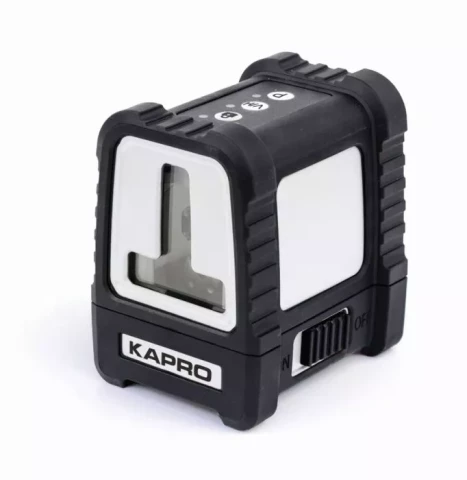 Self-calibrating cross-angle laser level KAPRO 870G IP65 with green beam