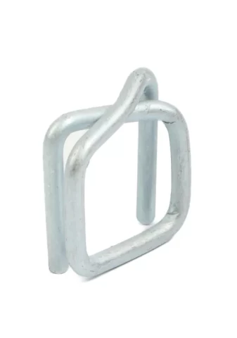 Зажимы для обвязки лентой 16 мм, цвет металлический, CB5, усиленные, 1000 шт./упак.