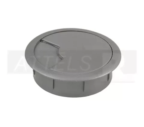 Kabeļkanāls galdam D-60mm metālika