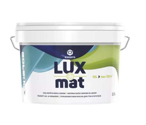 Eskaro Lux Matt 5 2.3л Моющаяся матовая краска для стен