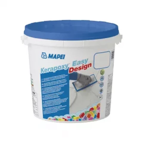Mapei Kerapoxy Easy Design Nr.100 3kg Divkomponentu epoksīdsveķu bāzes šuvju mastika Balts