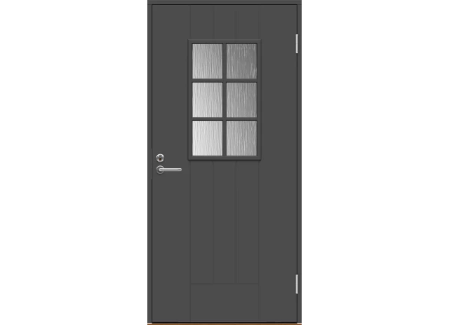 Ārdurvis Opus 13 B015 10x21 pelēkas NCS S 7502-B labās