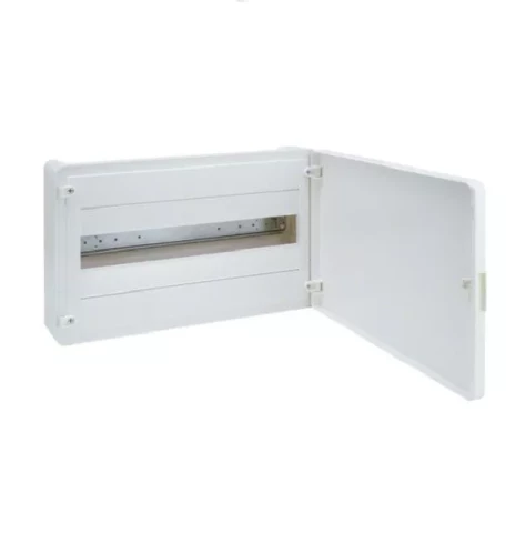 Modular box HAGER GOLF above the wall mounting opaque doors 1 line by 18 modules size 252x390x99 мм