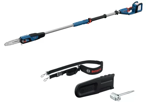 Akum. ķēdes zaģis GKE 18V-25T teleskopisks 25cm b/a un lādētāja BOSCH 06008D6000