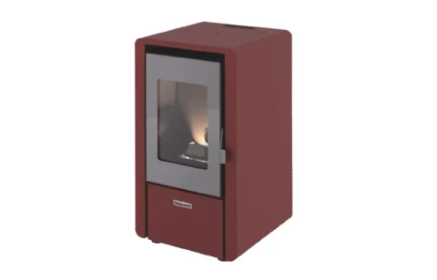 Granulu kamīns CentroPelet Z6 C sarkans xx 20650120