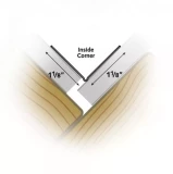 Strait-Flex MEDIUM Composite Inside Corner Tape 57 mm × 30.5 m