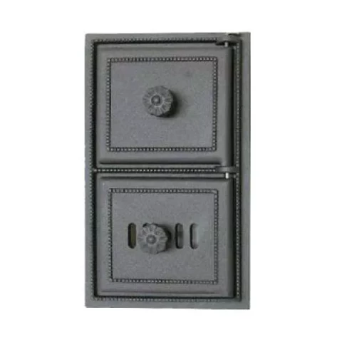 Čuguna durvis kamīnam 430 kamīna durvis