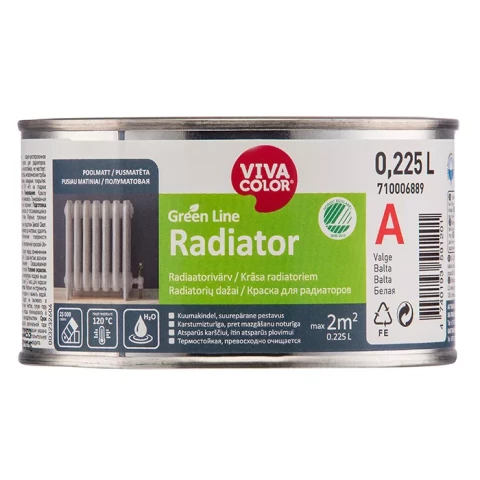 VIVACOLOR GL Radiator A 0.225L Semi matt radiator paint