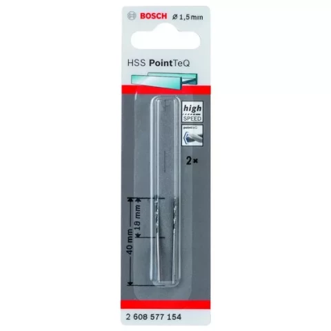 Urbis metālam PointTeQ 1.5x18x40mm, 2gab/iep., BOSCH 2608577154
