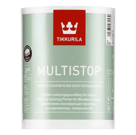 Tikkurila MULTISTOP 1L Sealing primer for wooden surfaces