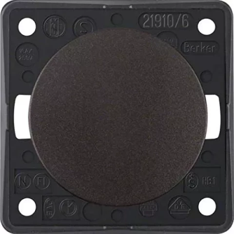 Berker B.MOBIL brūns slēdzis 1-taust siena/mēbeles ar rāmi