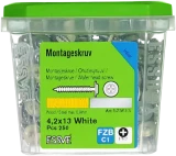 ESSVE Крепежный шуруп 4.2X13 Белый 250шт/уп, 573613