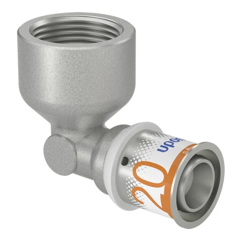 1070541 Uponor press elbow 90° metal, 20-3/4" female thread