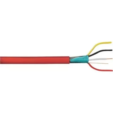 Ugunsdzēsības signalizācijas kabelis J-Y(St)Y Lg 2x2x0.8mm2 sarkans (100m/rul)
