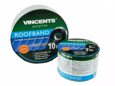 Vincents Roofband 15cm x 10m Brown