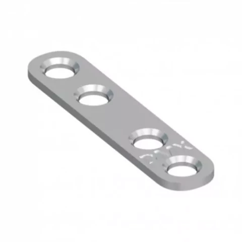 Savienojuma plate 56.5x13x2.0mm, 4gab/iep
