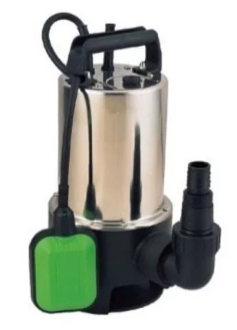 Iegremdējams sūknis netīram ūdenim nerūsējošs korpuss, 1100W, ražīgums 16000 l/h, vada garums 10m