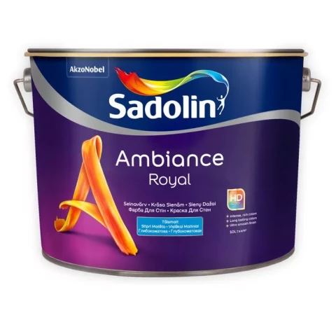 Sadolin AMBIANCE ROYAL BW 2.5L Stipri matēta krāsa sienām